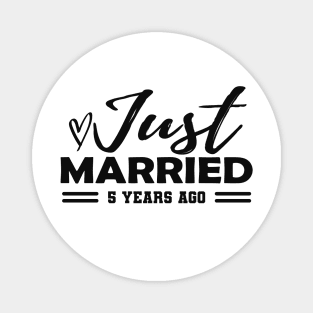 5th Wedding Anniversary - 5 years anniversary Magnet